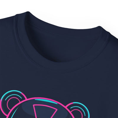 Neon Bear Graphic Tee | Retro Unisex T-Shirt, Cute Animal Apparel, Geeky Gift, Festival Wear, Casual Street Style
