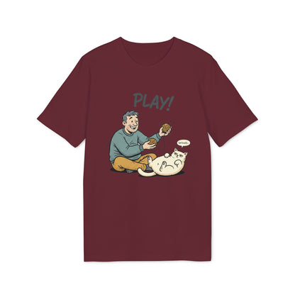 Play!Katzen TShirt  Lustige Katze & Besitzer Illustration Geschenk für Katzenliebhaber