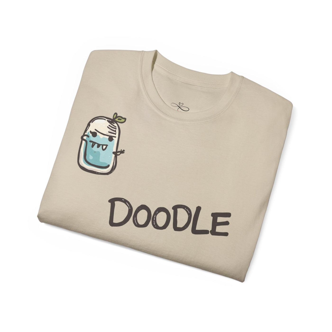 Playful Doodle Graphic Tee for Creative Souls, Fun Gift for Kids, Casual Wear, Art Lovers, Unique Tee