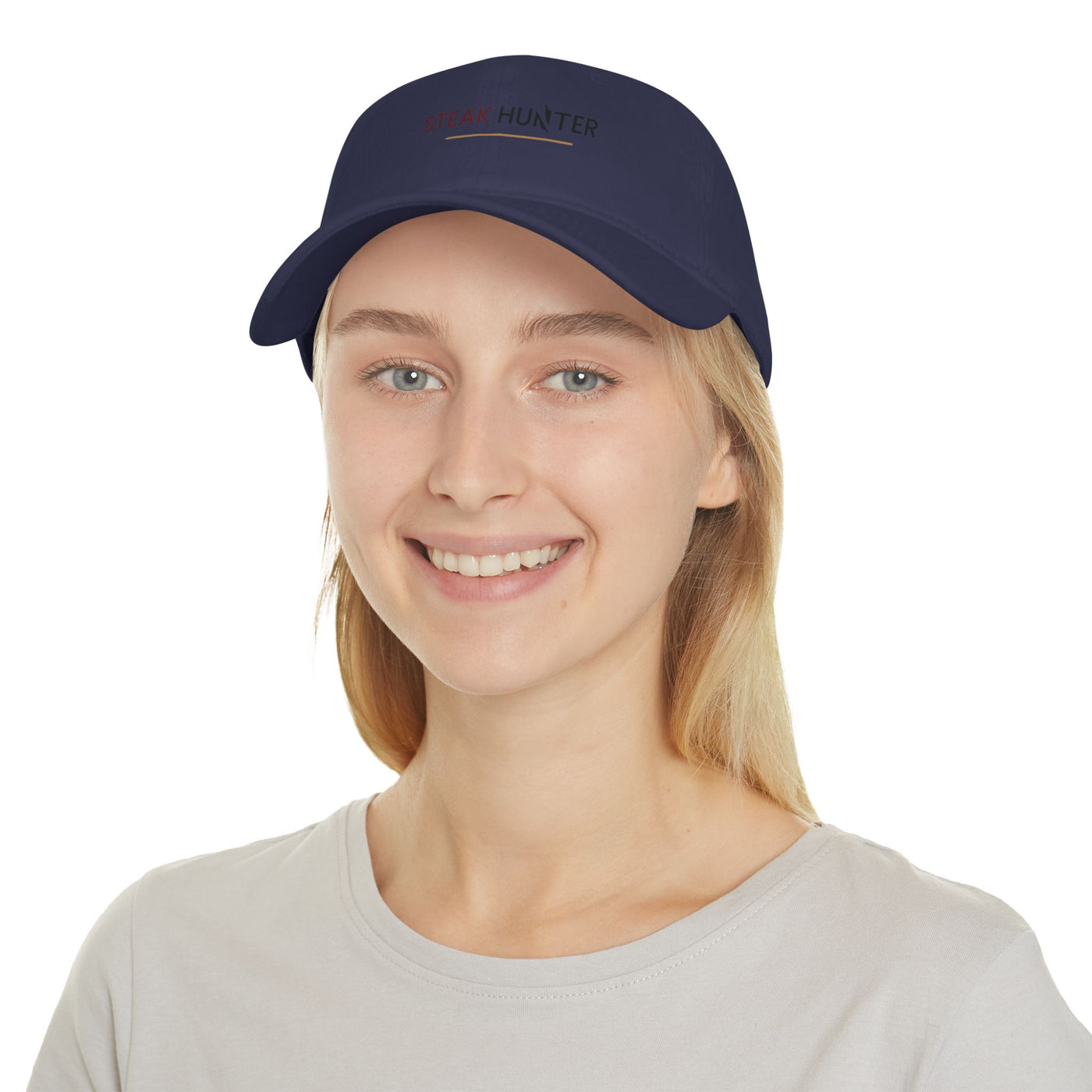 Low Profile Baseball Cap | Steak Hunter Cap, Adjustable Cap, Gift for Grillers, BBQ Lovers, Summer Hat, Trendy Outdoor Accessory
