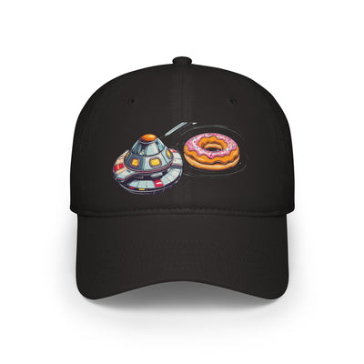 Quirky Alien Donut Baseball Cap | Fun Hat for Foodies, UFO Enthusiasts, Gifts for Sci-Fi Lovers, Casual Wear