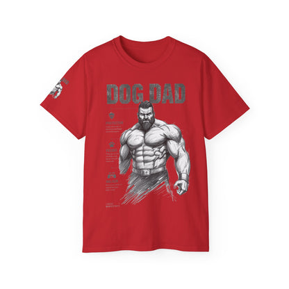 Dog Dad Ultra Cotton Tee | Father's Day Gift, Pet Lover Tee, Gift for Dog Owners, Casual Wear, Dog-Themed Apparel