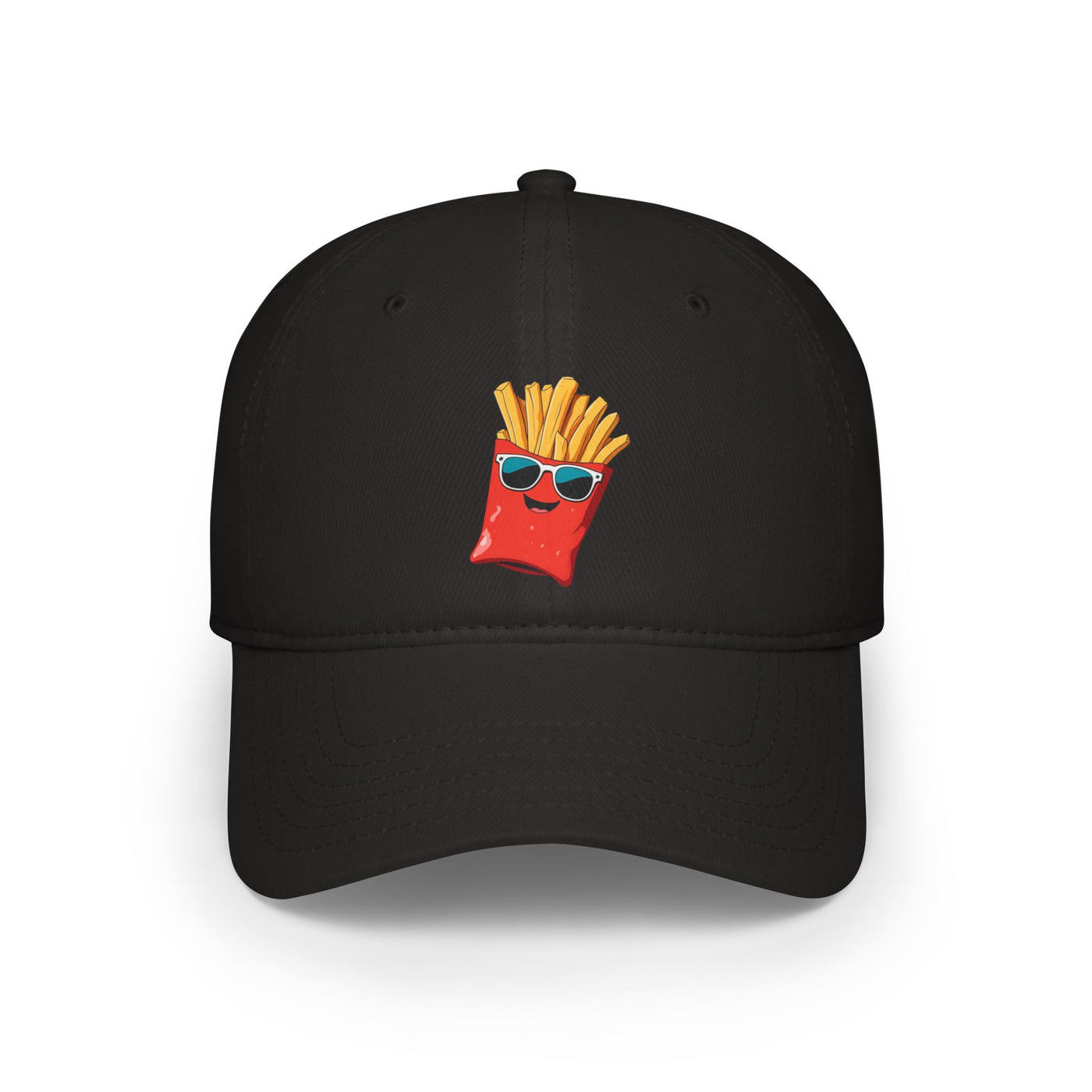 Fun Fries Low Profile Baseball Cap, Cute Cap for Food Lovers, Summer Hat, Gift for Friends, Casual Accessories, Trendy Headwear