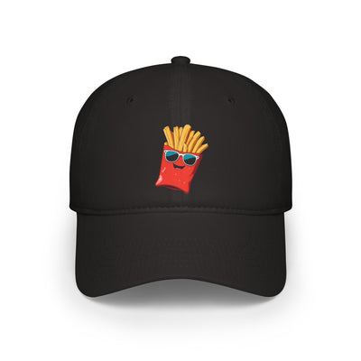 Fun Fries Low Profile Baseball Cap, Cute Cap for Food Lovers, Summer Hat, Gift for Friends, Casual Accessories, Trendy Headwear