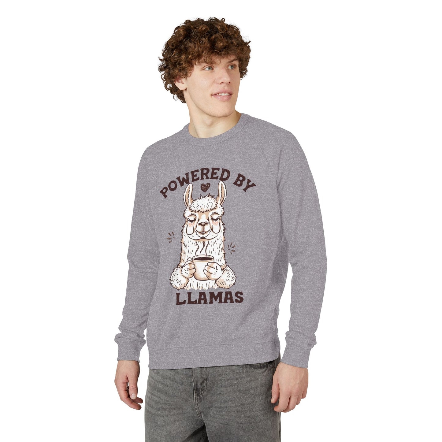 Powered by Llamas Sweatshirt – Lustiges Lama-Design