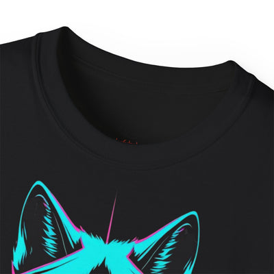 Vibrant Wolf Graphic Tee | Unisex Cotton Shirt for Nature Lovers, Gift for Animal Enthusiasts, Cool Streetwear, Eco-Friendly Fashion