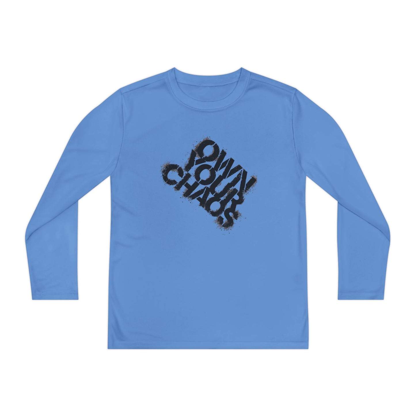 Youth Long Sleeve Tee - Own Your Chaos, Stylish Long Sleeve Shirt for Boys & Girls, Comfortable Activewear, Gift for Teenagers, [...]