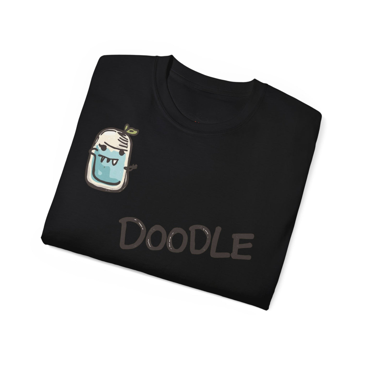 Playful Doodle Graphic Tee for Creative Souls, Fun Gift for Kids, Casual Wear, Art Lovers, Unique Tee