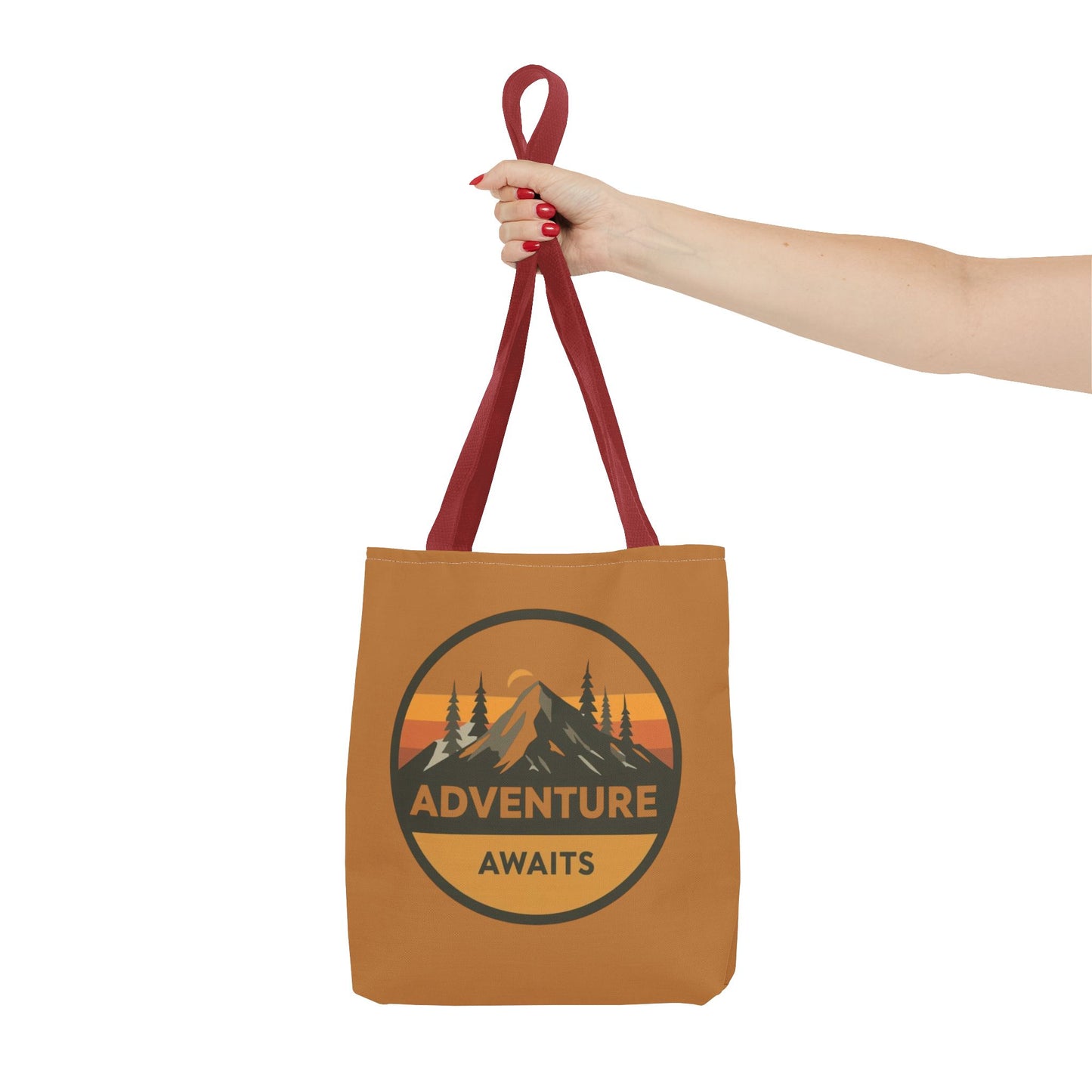 Adventure Awaits Tote Bag | Eco-Friendly Carryall | Hiking Essential | Gift for Outdoor Lovers | Travel Companion | Trendy Shopper