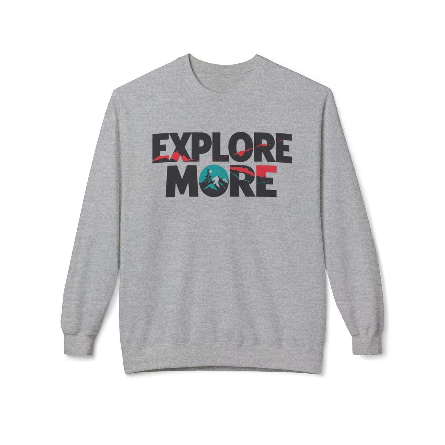 Sweatshirt „Explore More“ – Statement Design für Entdecker – auch  als T-Shirt & Cap – ColorfulRobe