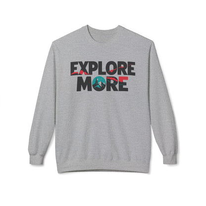 Sweatshirt „Explore More“ – Statement Design für Entdecker – auch  als T-Shirt & Cap – ColorfulRobe