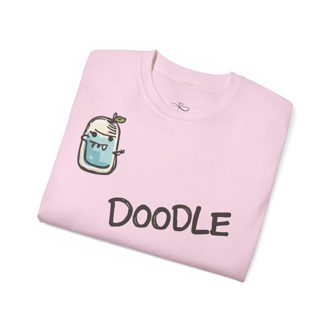 Playful Doodle Graphic Tee for Creative Souls, Fun Gift for Kids, Casual Wear, Art Lovers, Unique Tee