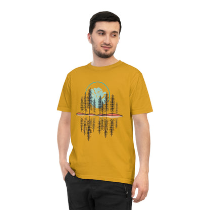T-Shirt „Forest Reflection“ – Naturmotiv mit Spiegelung – in 3 Farben – ColorfulRobe