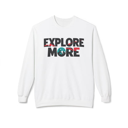 Sweatshirt „Explore More“ – Statement Design für Entdecker – auch  als T-Shirt & Cap – ColorfulRobe