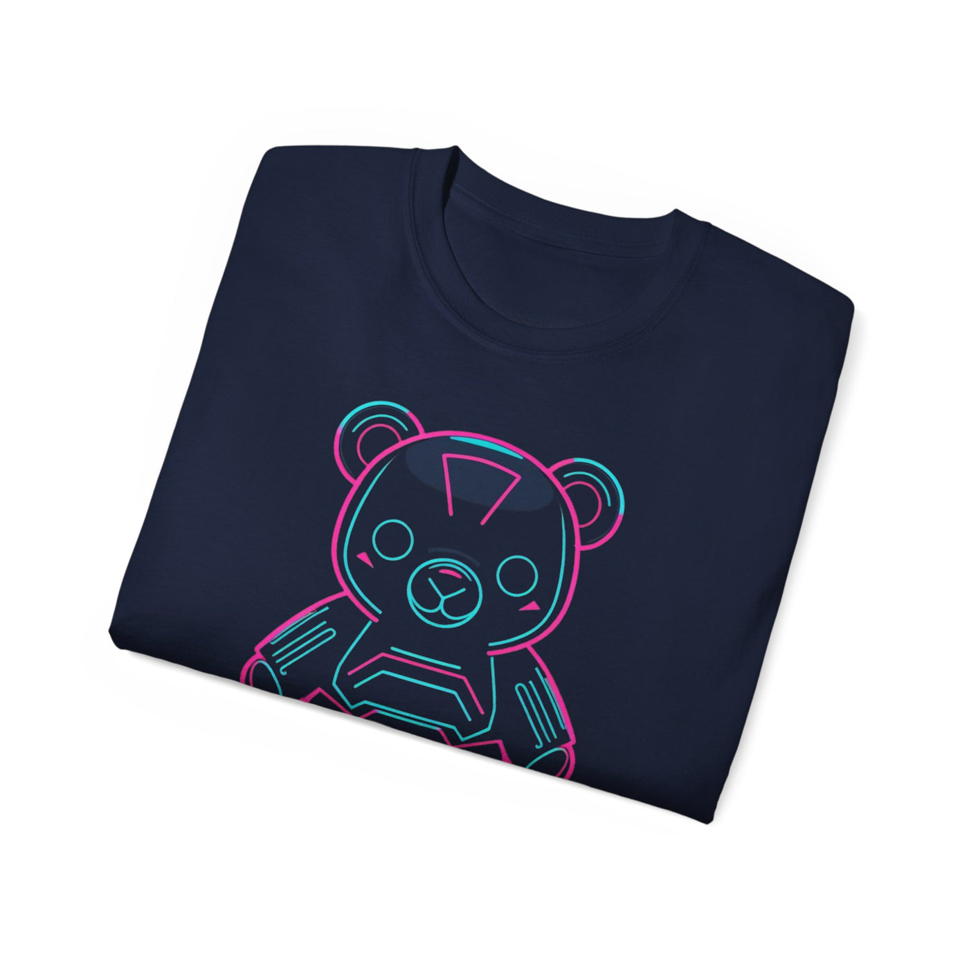 Neon Bear Graphic Tee | Retro Unisex T-Shirt, Cute Animal Apparel, Geeky Gift, Festival Wear, Casual Street Style