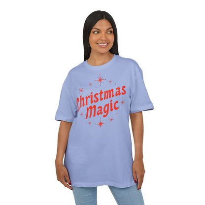 Christmas Magic Tee — Retro Red Holiday Graphic T-Shirt