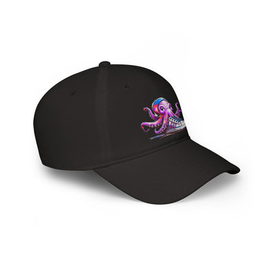 Colorful Octopus Low Profile Baseball Cap | Fun Outdoor Accessory, Gift for Ocean Lovers, Unisex Cap, Casual Hat, Summer Vibes