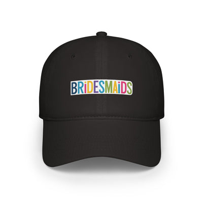 Fun Bridesmaids Low Profile Baseball Cap, Bridal Party Cap, Wedding Accessories, Gift for Bridesmaids, Casual Fun Headwear