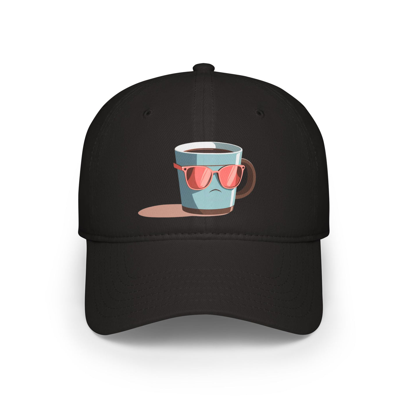 Cool Coffee Mug Low Profile Baseball Cap, Funny Outdoor Hat, Gift for Coffee Lovers, Casual Streetwear, Summer Accessories