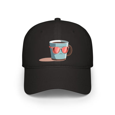 Cool Coffee Mug Low Profile Baseball Cap, Funny Outdoor Hat, Gift for Coffee Lovers, Casual Streetwear, Summer Accessories