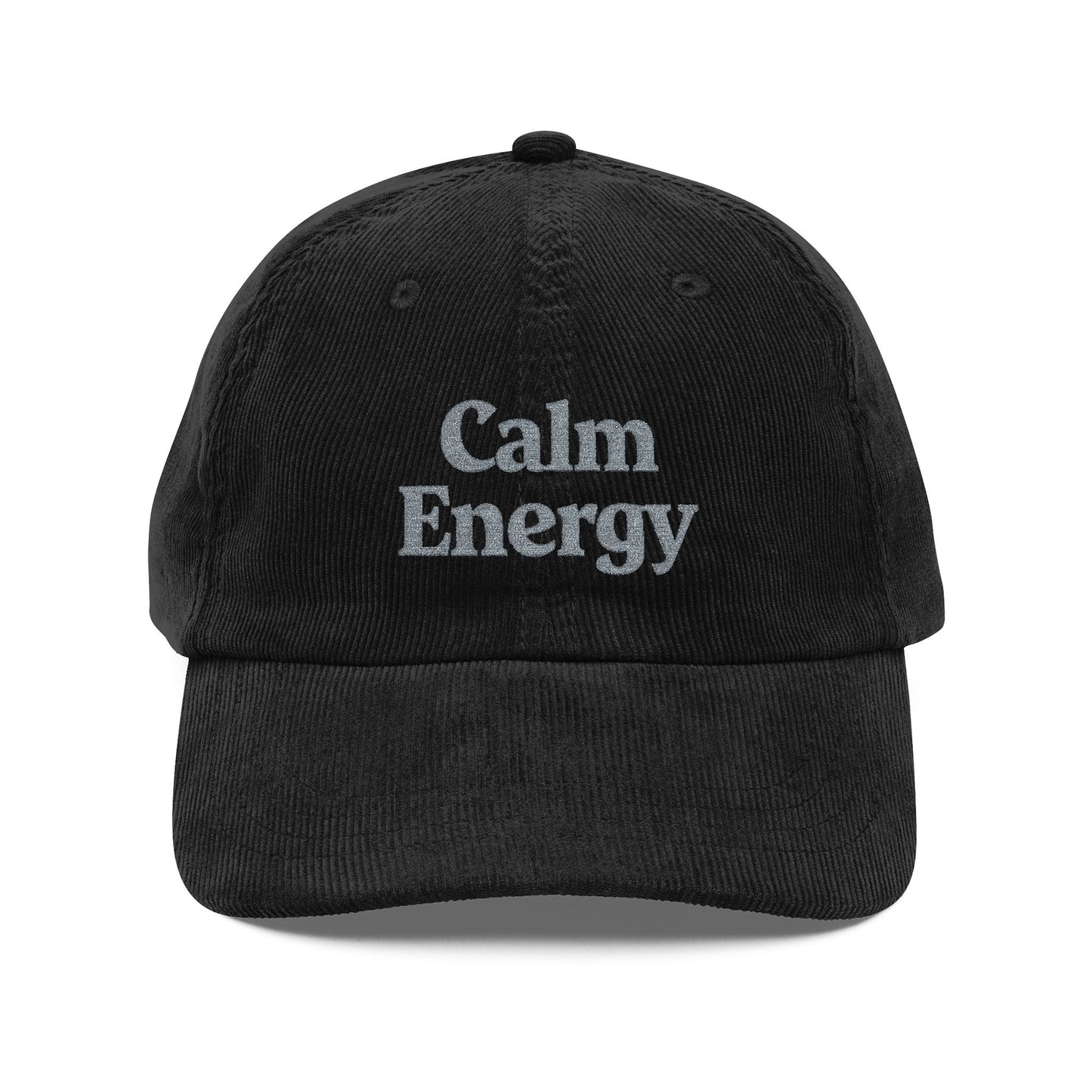 Calm Energy Mindful Cap – Weiche Cordstickerei