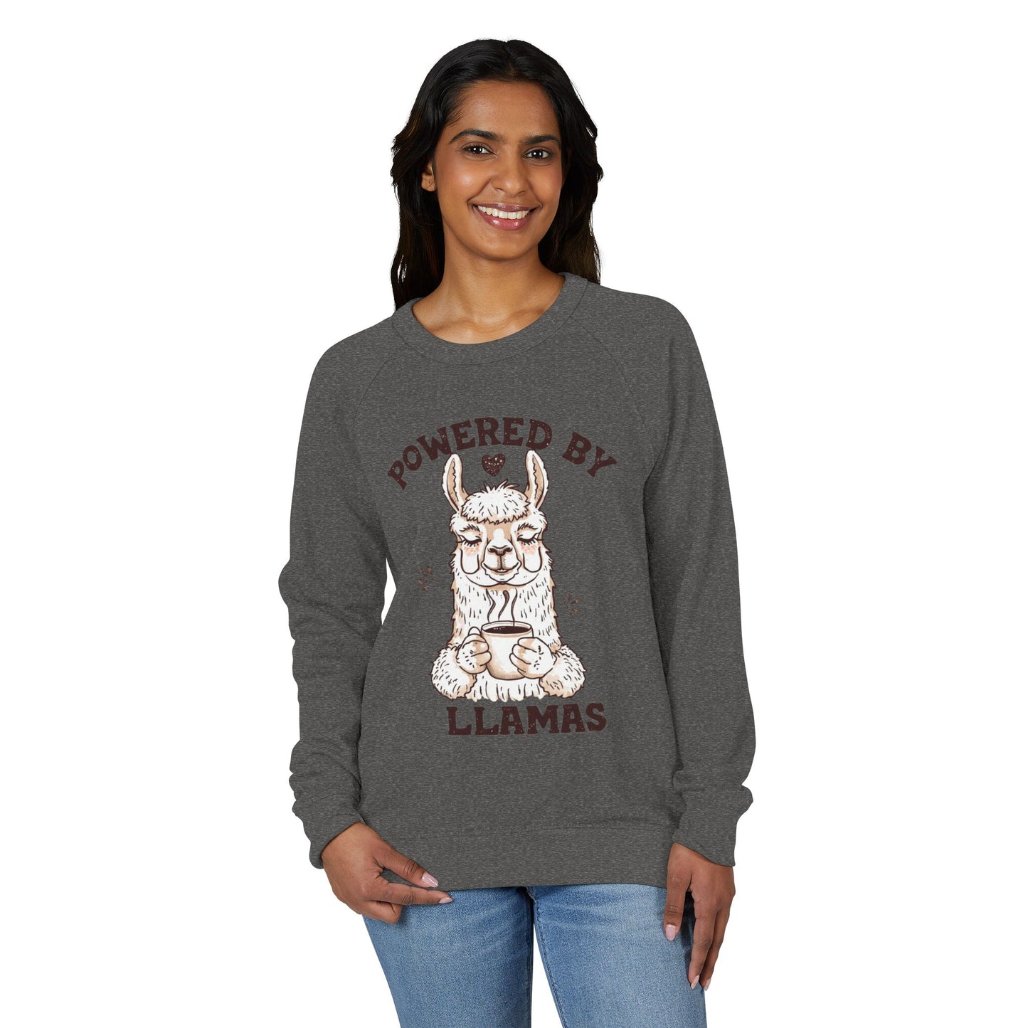 Powered by Llamas Sweatshirt – Lustiges Lama-Design