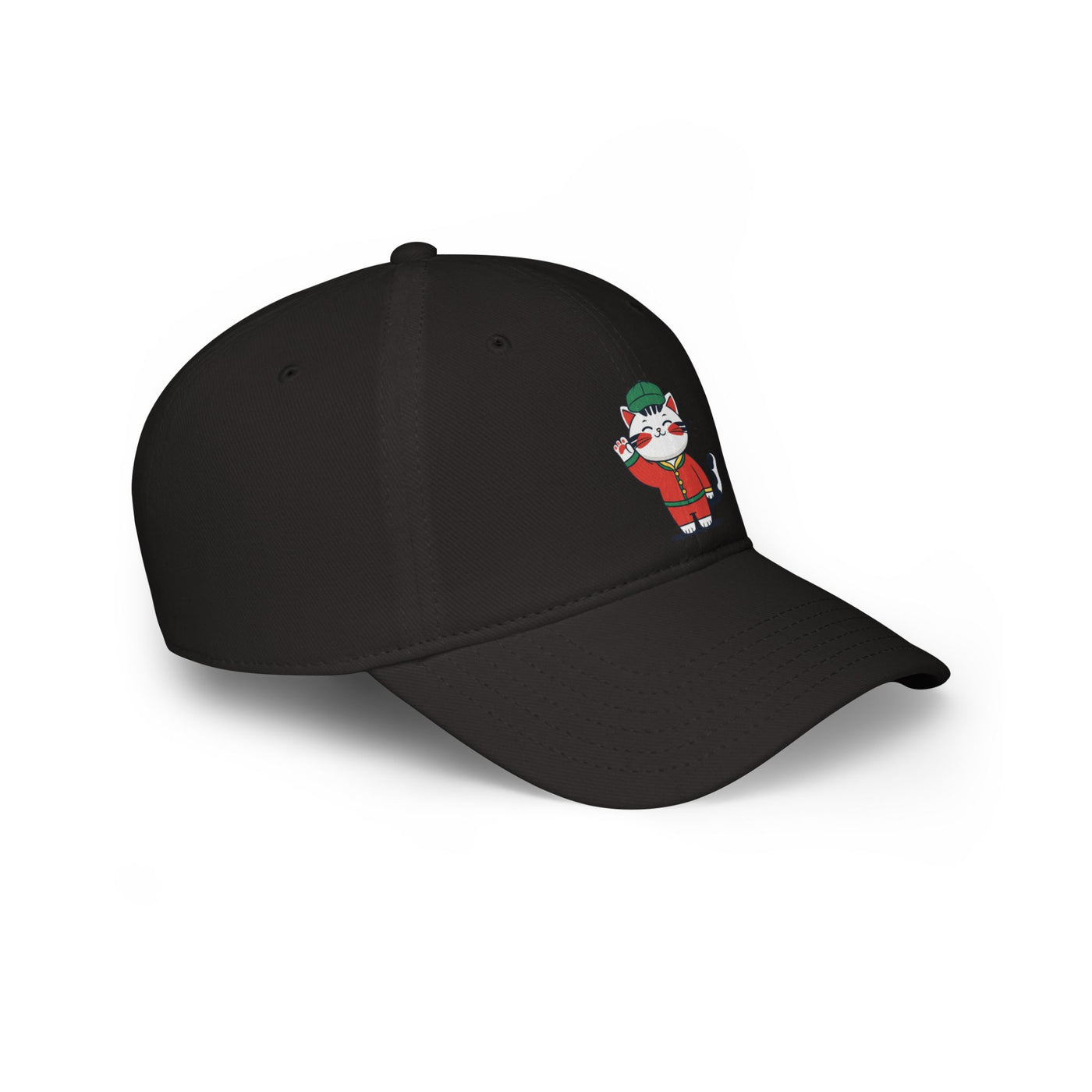 Cute Cat Design Low Profile Baseball Cap, Animal Lover Gift, Casual Fashion Accessory, Unique Birthday Present, Pet Enthusiast Hat