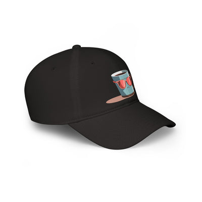 Cool Coffee Mug Low Profile Baseball Cap, Funny Outdoor Hat, Gift for Coffee Lovers, Casual Streetwear, Summer Accessories