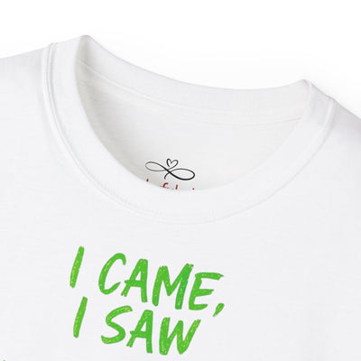 Gaming Humor Tee, I Came I Saw I Respawned Shirt, Unisex Cotton T-Shirt, Gaming Gift, Casual Wear, Geeky Tee