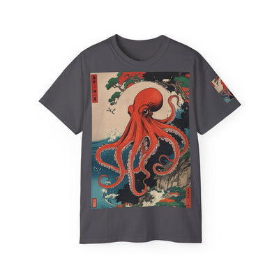 Stylish Octopus Graphic Tee, Unisex T-Shirt, Ocean Lover Gift, Sea Creature Art, Unique Casual Wear, Summer Fashion