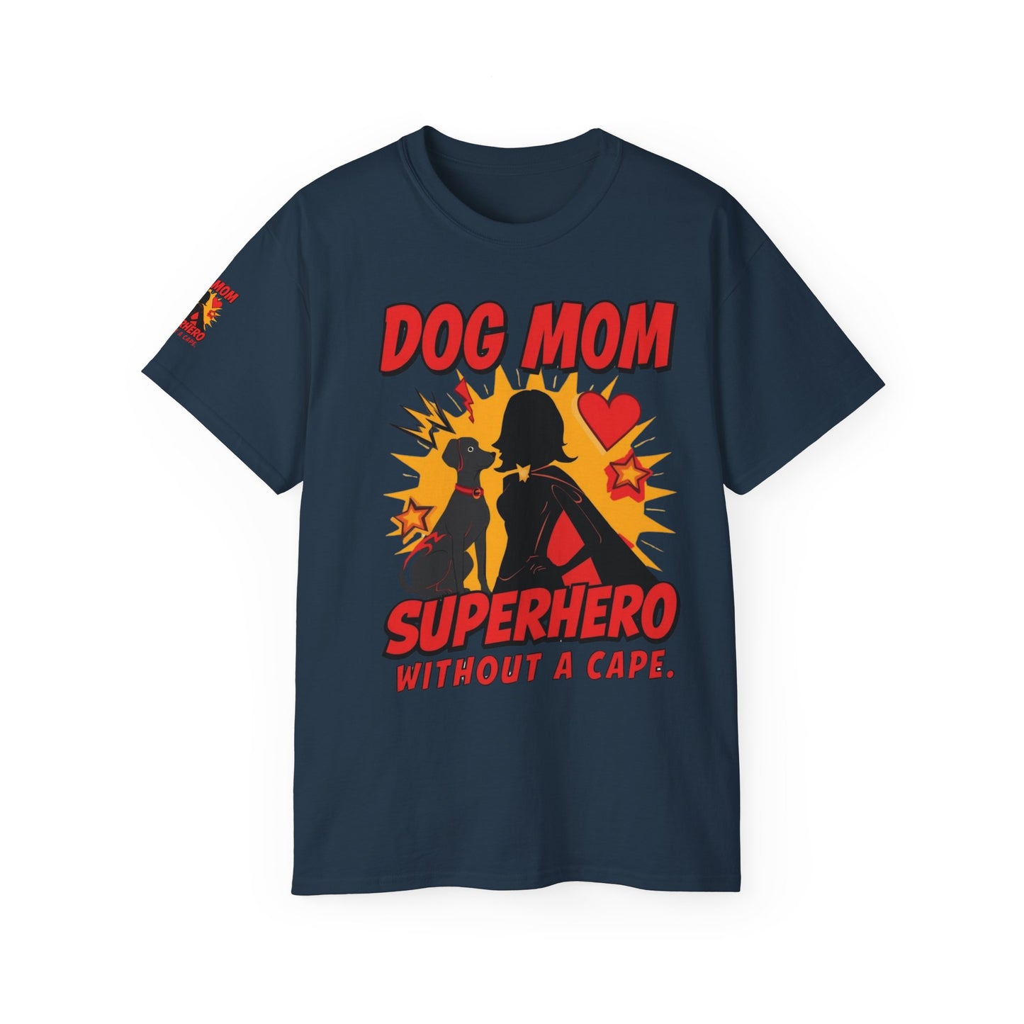 Dog Mom Superhero Unisex Tee, Funny Dog Lover Gift, Pet Parent Shirt, Cute Dog Mom Outfit, Animal Lover Apparel