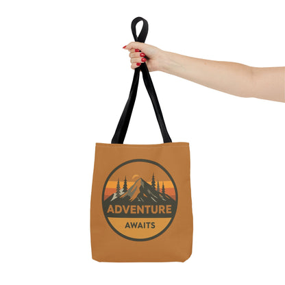 Adventure Awaits Tote Bag | Eco-Friendly Carryall | Hiking Essential | Gift for Outdoor Lovers | Travel Companion | Trendy Shopper