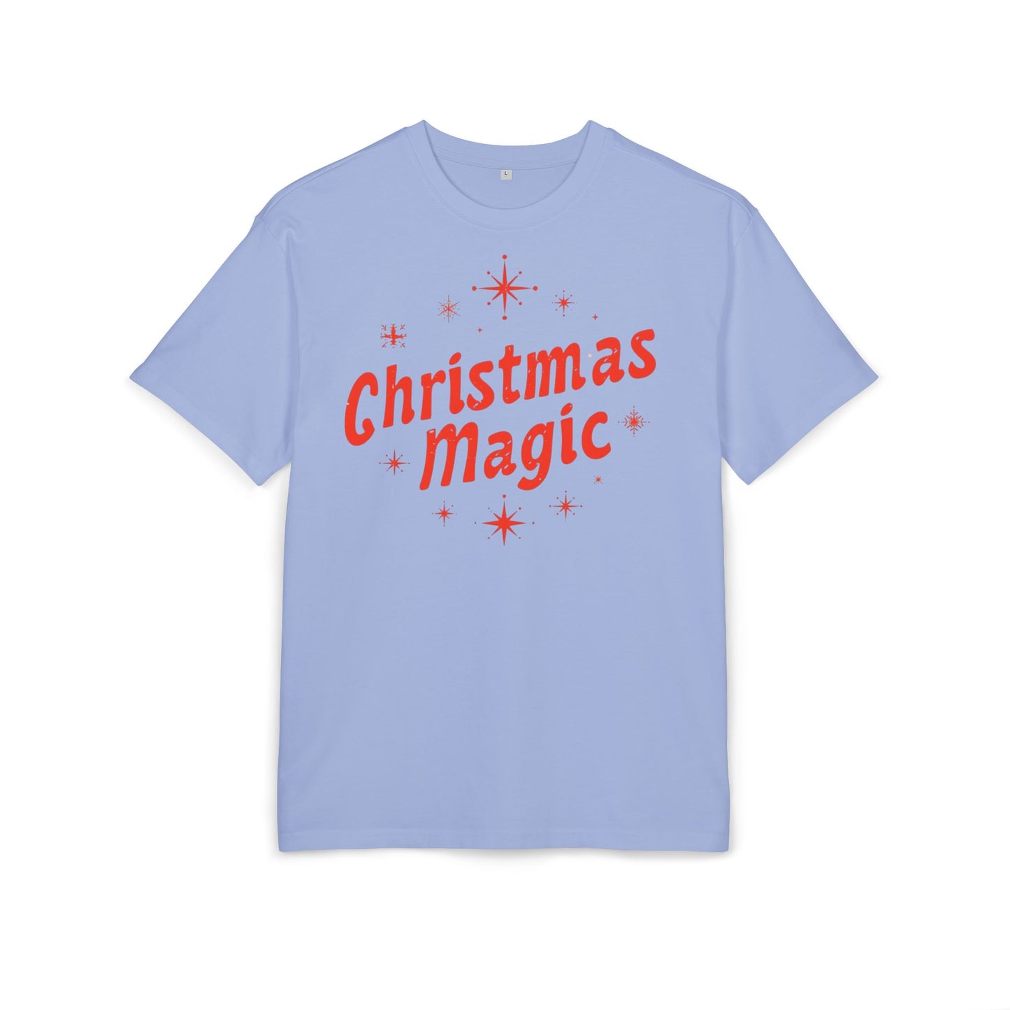 Christmas Magic Tee — Retro Red Holiday Graphic T-Shirt