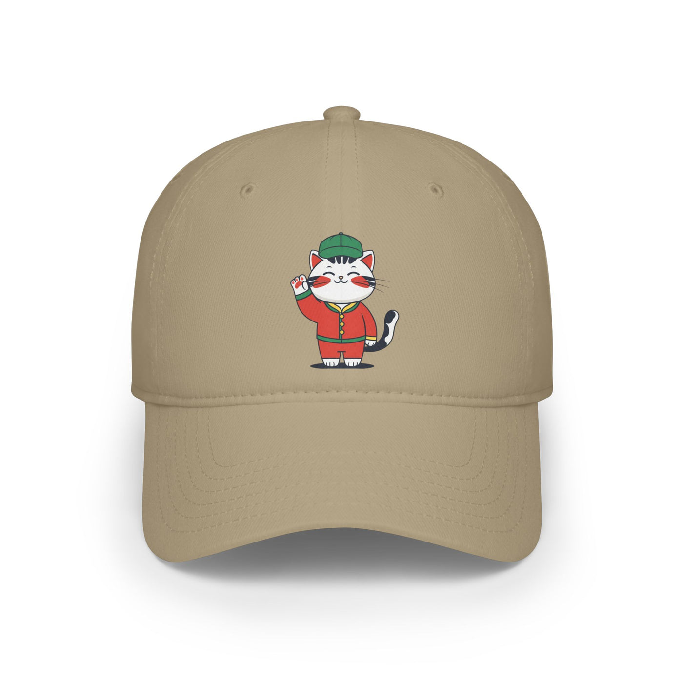 Cute Cat Design Low Profile Baseball Cap, Animal Lover Gift, Casual Fashion Accessory, Unique Birthday Present, Pet Enthusiast Hat