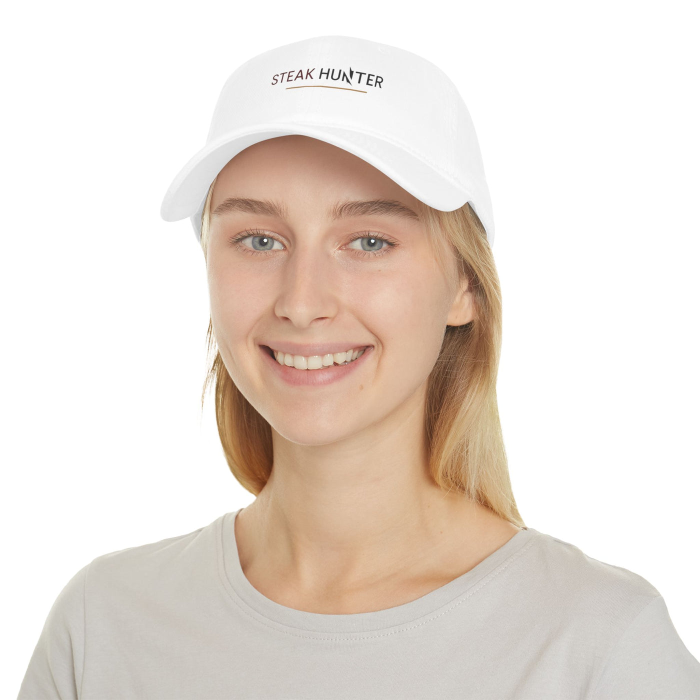 Low Profile Baseball Cap | Steak Hunter Cap, Adjustable Cap, Gift for Grillers, BBQ Lovers, Summer Hat, Trendy Outdoor Accessory