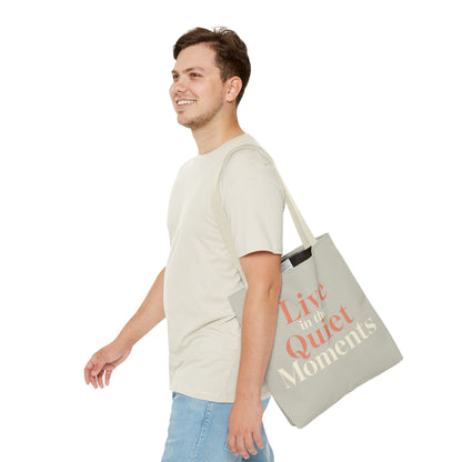 Minimalist Tote Bag – Ruhe & Achtsamkeit Statement Tasche