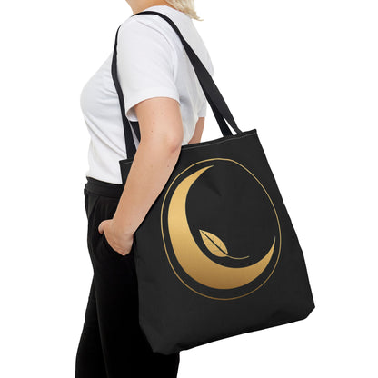Golden Moon & Leaf Tote – Stilvolle Everyday Bag“