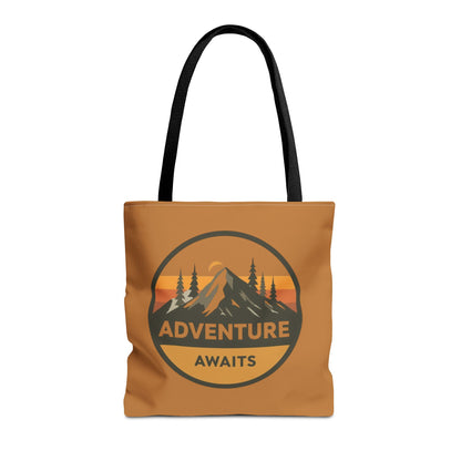 Adventure Awaits Tote Bag | Eco-Friendly Carryall | Hiking Essential | Gift for Outdoor Lovers | Travel Companion | Trendy Shopper