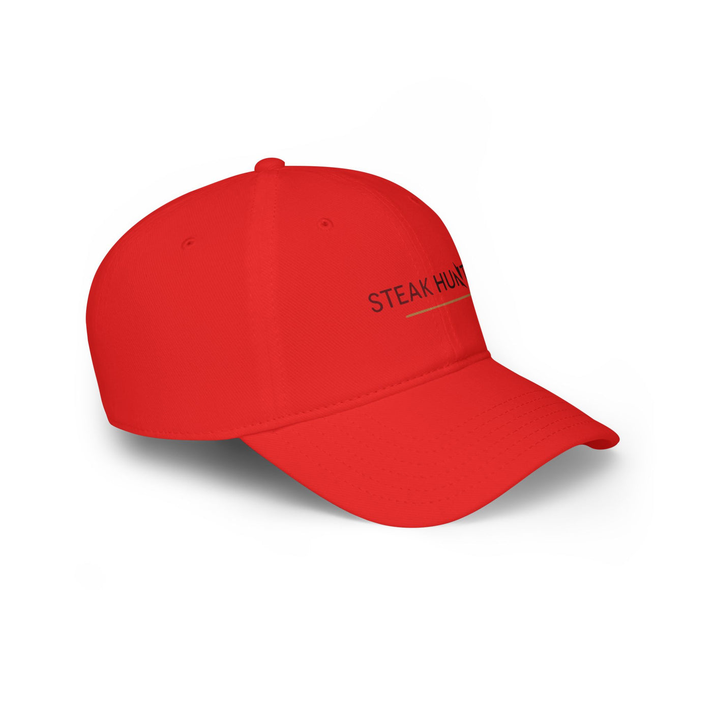 Low Profile Baseball Cap | Steak Hunter Cap, Adjustable Cap, Gift for Grillers, BBQ Lovers, Summer Hat, Trendy Outdoor Accessory