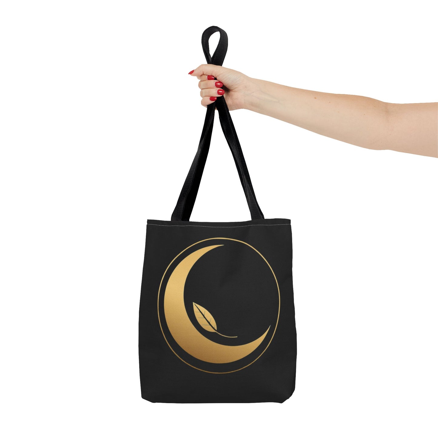 Golden Moon & Leaf Tote – Stilvolle Everyday Bag“