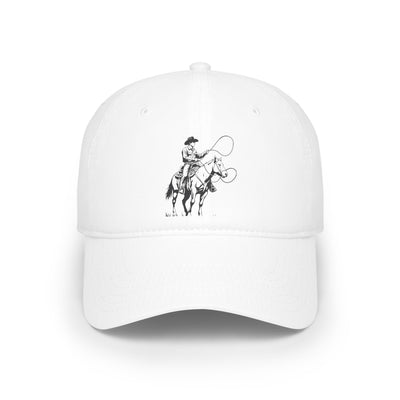 Rodeo-Style Low Profile Baseball Cap | Cowboy Hat | Outdoor Sports Cap | Casual Wear | Gifts for Equestrian Lovers