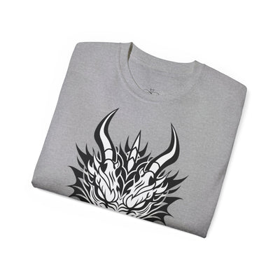 Dragon Design Unisex Ultra Cotton Tee, Graphic Tee for Anime Lovers, Casual Shirt, Streetwear, Gift for Friends