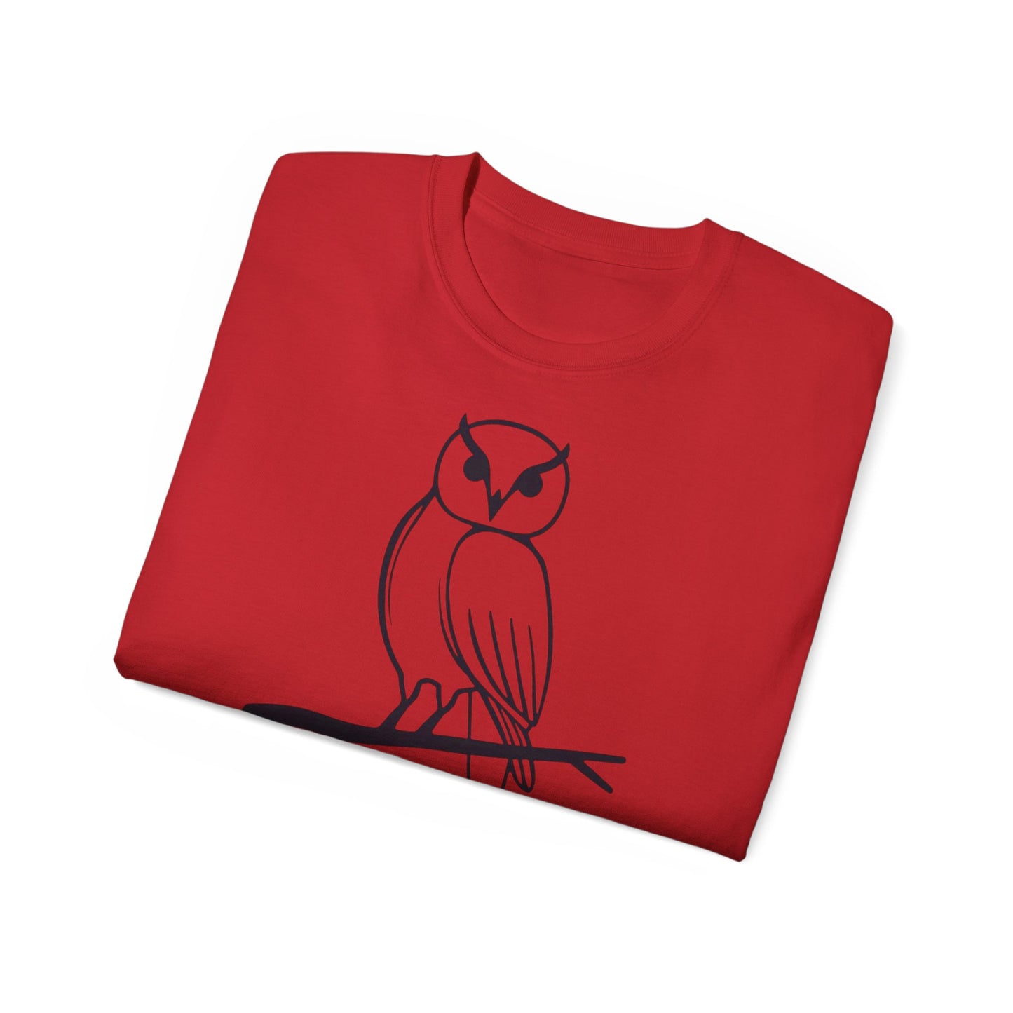 Stylish Owl Graphic Tee for Nature Lovers, Unisex Shirt, Eco-Friendly Gift, Casual Wear, Animal Lover Apparel