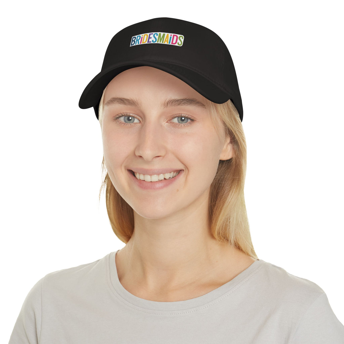 Fun Bridesmaids Low Profile Baseball Cap, Bridal Party Cap, Wedding Accessories, Gift for Bridesmaids, Casual Fun Headwear