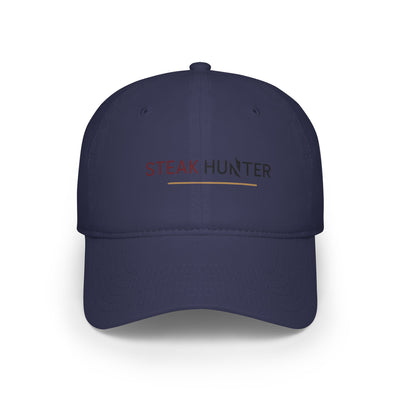 Low Profile Baseball Cap | Steak Hunter Cap, Adjustable Cap, Gift for Grillers, BBQ Lovers, Summer Hat, Trendy Outdoor Accessory