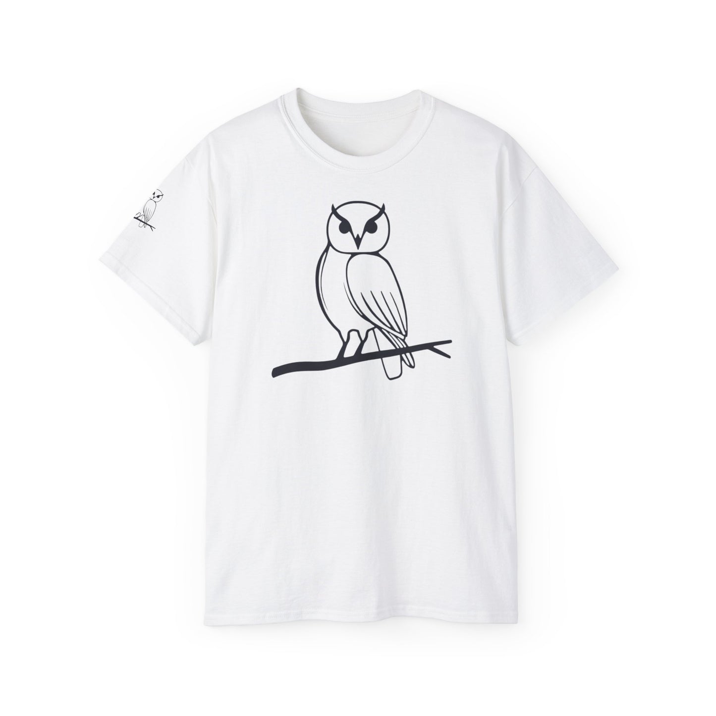 Stylish Owl Graphic Tee for Nature Lovers, Unisex Shirt, Eco-Friendly Gift, Casual Wear, Animal Lover Apparel