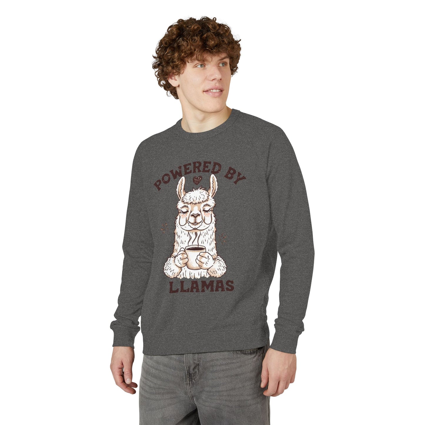 Powered by Llamas Sweatshirt – Lustiges Lama-Design