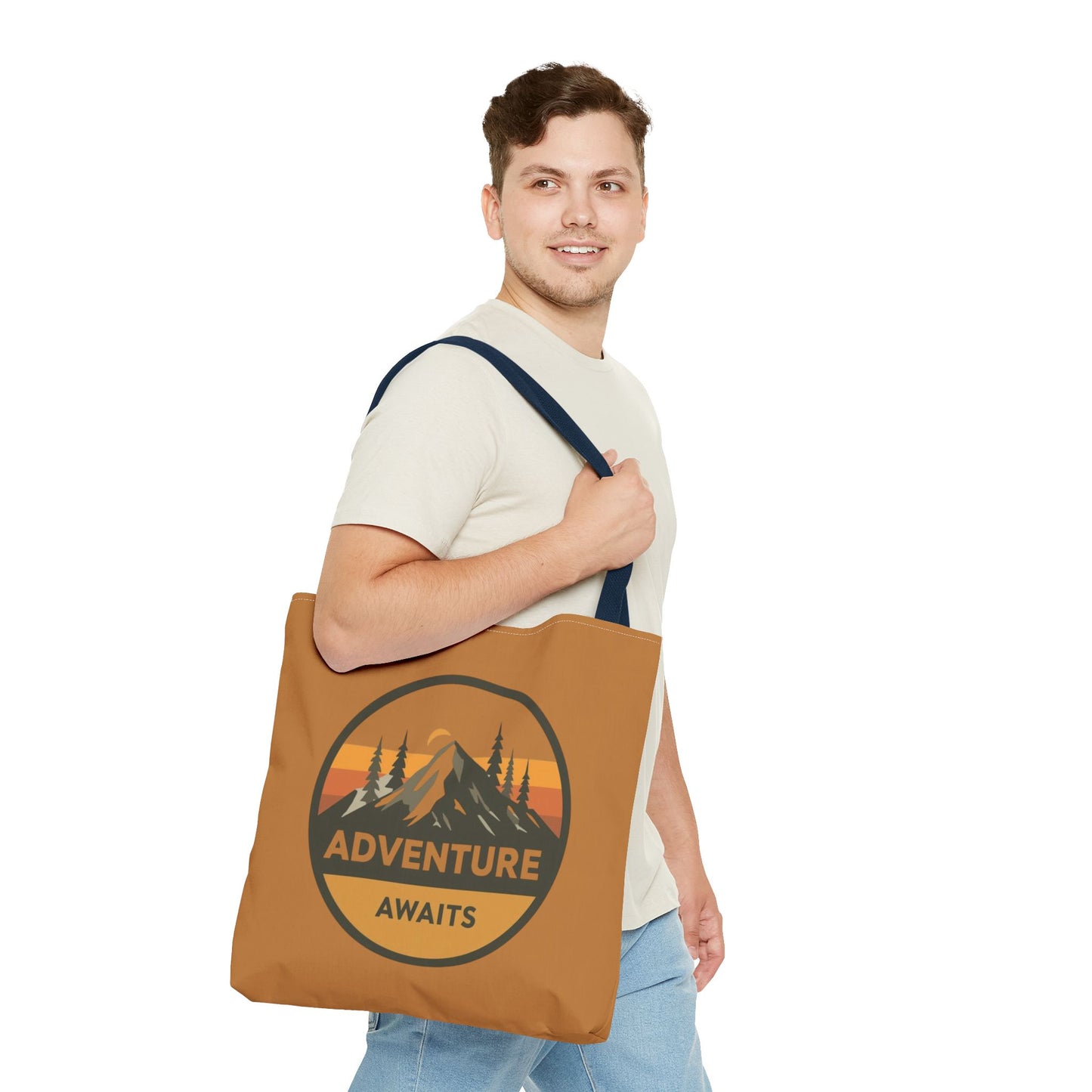 Adventure Awaits Tote Bag | Eco-Friendly Carryall | Hiking Essential | Gift for Outdoor Lovers | Travel Companion | Trendy Shopper
