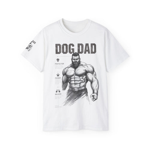Dog Dad Ultra Cotton Tee | Father's Day Gift, Pet Lover Tee, Gift for Dog Owners, Casual Wear, Dog-Themed Apparel