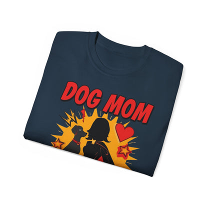 Dog Mom Superhero Unisex Tee, Funny Dog Lover Gift, Pet Parent Shirt, Cute Dog Mom Outfit, Animal Lover Apparel